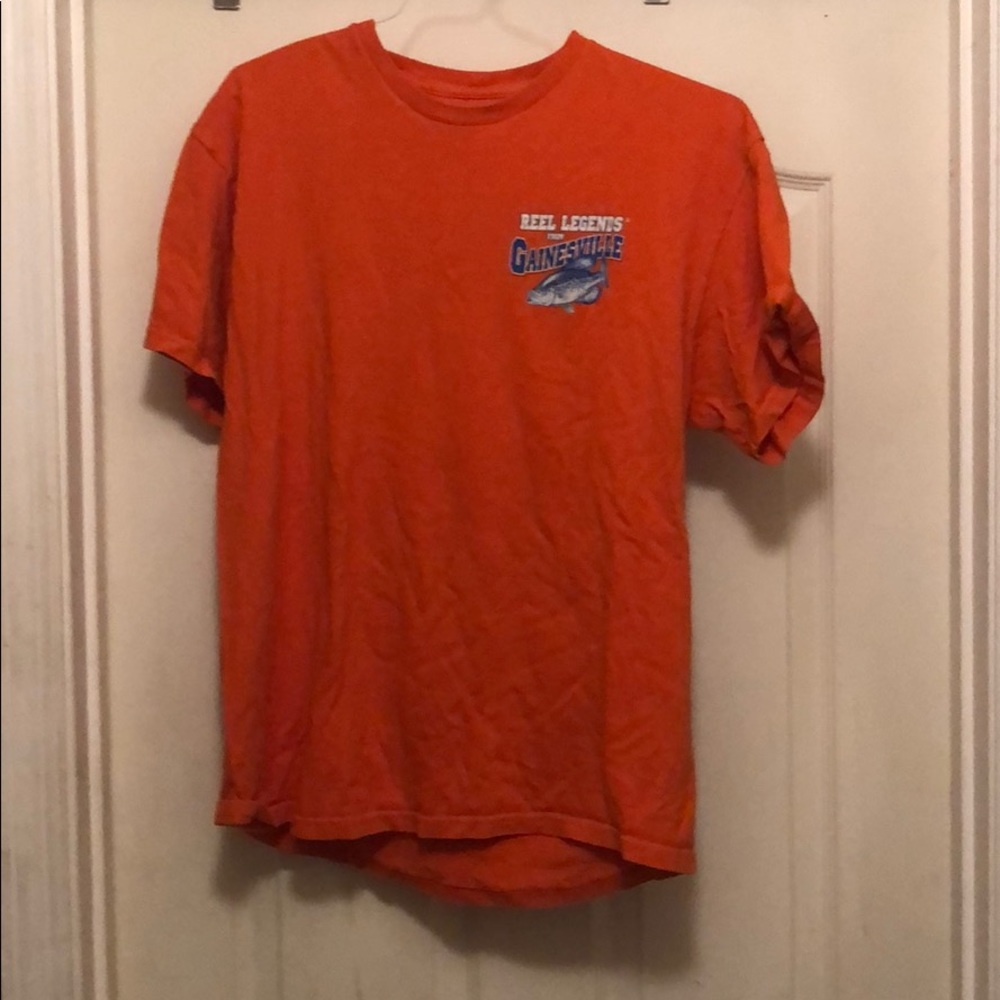 Florida Gator themed fishing shirt.